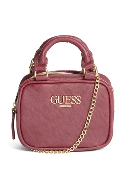 Жіноча сумка кросс-боді через плече GUESS Harper Crossbody Shoulder Mini Bag Wine DX20306 (66192)