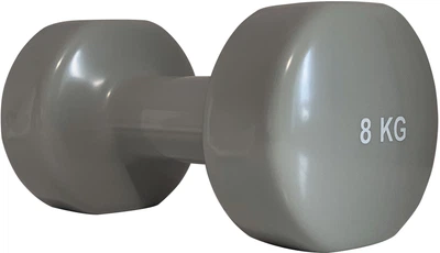 Гантель вінілова Stein 8 кг Сіра (DB3012-8gray)
