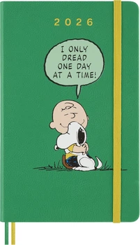 Щоденник Moleskine Peanuts 2026 13 х 21 см 400 сторінок Зелений (8056999277154)