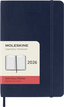 Ежедневник Moleskine 2026 9 х 14 см 400 страниц мягкая обложка Сапфир (8056999274627)