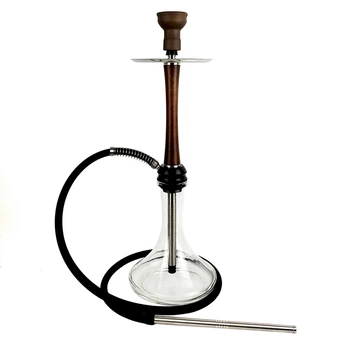 Кальян Aroma Hookah X-Ray Wood Brown Craft Clear