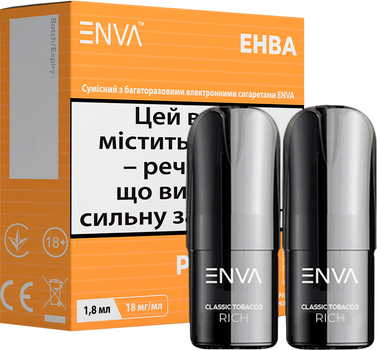 Картридж с жидкостью ENVA Prime 1.8 мл 18 мг 2 шт