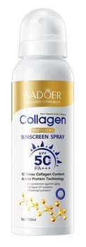 Відбілюючий сонцезахисний спрей для обличчя з колагеном Sadoer COLLAGEN WHITENING SUNSCREEN SPF 50 PA+++, 150 мл (6942349738142)