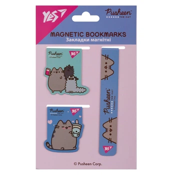 Магнітні закладки Yes Pusheen 3 шт
