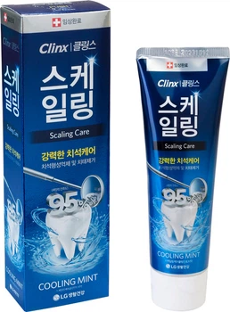 Зубна паста проти зубного каменю LG Perioe Clinx Cooling Mint зі смаком прохолодної м'яти 100 г (8801051072839)