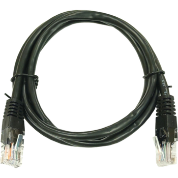 Патч-корд медный неекранированный 3м PAUT3300-BK UTP CAT5e PVC Черный