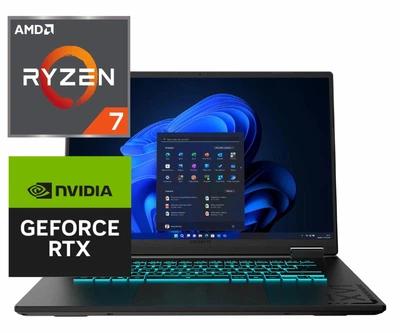 Ноутбук (2025) для геймінгу Gigabyte GAMING A16 Ryzen 7 260/ 32GB / 1TB/ RTX5060 / 16" 165Hz