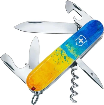 Нож Victorinox Spartan Ukraine 1.3603.7_T3100p. Желто-синий рисунок