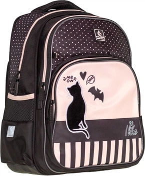 Рюкзак Class SchoolPack Black Cat 2 отделения 38х29х16 см Черный (8591662025217)