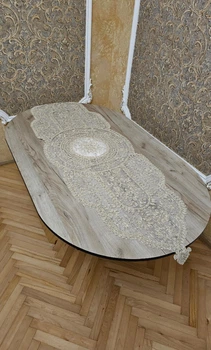 Оксамитова серветка Versace Style 60х200см капучино