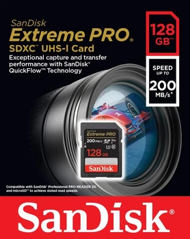 Карта пам'яті SanDisk Extreme Pro SD 128GB C10 UHS-I (SDSDXXD-128G-GN4IN)