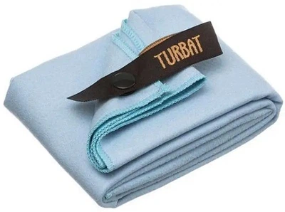 Полотенце Turbat Lagoon туристическое быстросохнущее компактное с петелькой Light Blue S