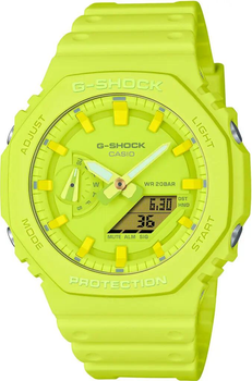 Часы Casio G-Shock Classic GA-2100-9A9ER. Зеленый лайм