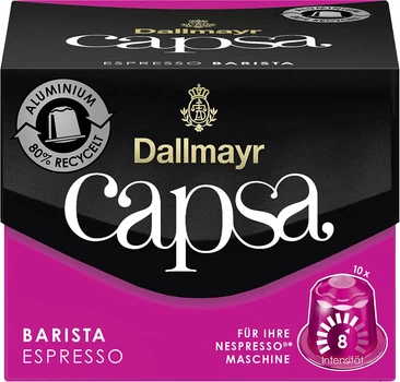 Кофе в капсулах Dallmayr Capsa Espresso Barista 56 г х 10 шт (4008167010104)