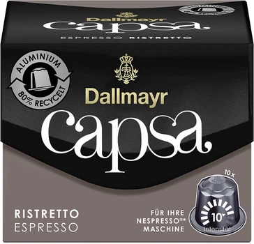 Кофе в капсулах Dallmayr Capsa Espresso Ristretto 56 г х 10 шт (4008167010302)