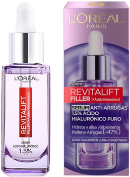 Сироватка для обличчя L'Oreal Paris Revitalift Filler з гіалуроновою кислотою проти зморшок 30 мл (3600523873852)