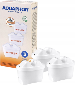 Wkład do dzbanków filtrujących Aquaphor Maxfor+ H 3 szt (523202)