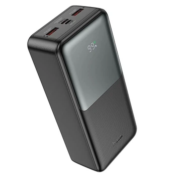 Павербанк HOCO J136B 30000 mAh 22.5W 2USB/Type-C Портативный внешний аккумулятор Power Bank с быстрой зарядкой 22.5W+PD20W Black