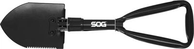 Складная лопата SOG Elite Entrenching Tool высокоуглеродистая сталь компактная легкая с чехлом