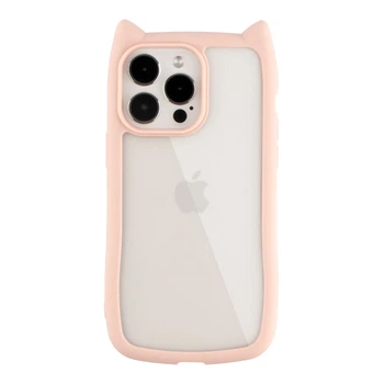 Чохол TPU+PC Cat Ears Case для iPhone 14 Pro Колір Pink