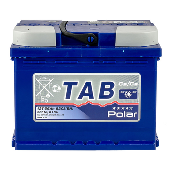 Аккумулятор 66 Ач/12В TAB Polar Blue 121 166