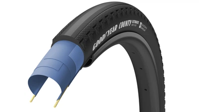 Покрышка 700x35 (35-622) GoodYear County Tubeless Ready Folding Black, 60tpi