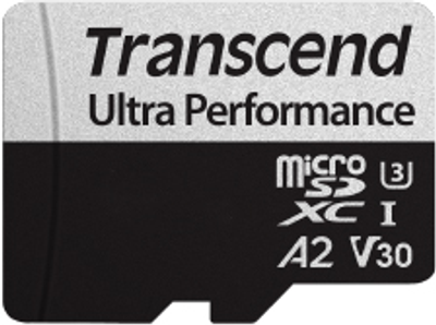 Карта памяти Transcend microSDXC 340S 128GB UHS-I U3 V30 A2 (TS128GUSD340S)