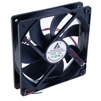 Вентилятор 120x120x25 мм, 12VDC, 3 провода, CGD12025H12B-A-PWM 3wire CGFAN