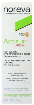 Krem przeciwsłoneczny Noreva Laboratoires SPF 50+ 30 ml (3571940001985)