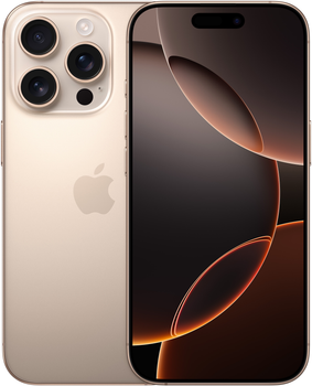 Мобільний телефон Apple iPhone 16 Pro 256GB Desert Titanium (MYNK3SX/A) (350059631056944) - Уцінка
