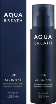 Есенція-крем для обличчя MISSHA For Men Aqua Breath All-in-One 195 мл (8809747949991)