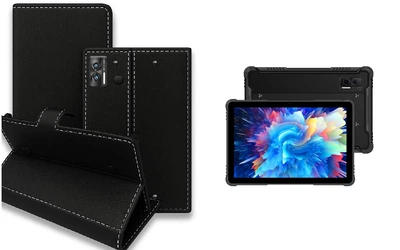 Книга-трансформер Armor для планшета DOOGEE R08, цвет Black