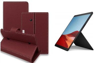 Книга-трансформер Armor для планшета Microsoft Surface Pro X, цвет Bordo