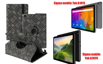 Чохол Spinner360 для планшета Sigma mobile Tab A1015, колір Kletochka