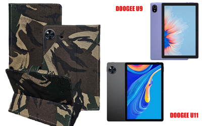 Книга-трансформер Armor для планшета DOOGEE U9, DOOGEE U11, цвет Saxara