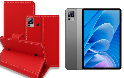 Книга-трансформер Armor для планшета DOOGEE T30, T30 Pro, цвет Red