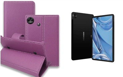 Книга-трансформер Armor для планшета DOOGEE T20 Ultra, цвет Violet