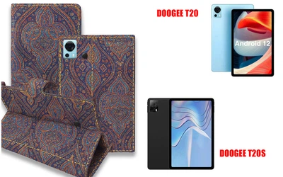 Книга-трансформер Armor для планшета DOOGEE T20, T20S, цвет Pestryy