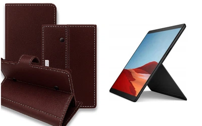 Книга-трансформер Armor для планшета Microsoft Surface Pro X, цвет Wine-Red