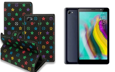 Книга-трансформер Armor для планшета Tecno Tab 7 P704a, цвет L. black