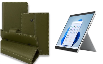 Книга-трансформер Armor для планшета Microsoft Surface Pro 8, Pro 9, цвет Olive