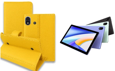 Книга-трансформер Armor для планшета DOOGEE Tab U10, U10 Pro, цвет Yellow