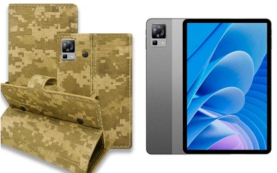 Книга-трансформер Armor для планшета DOOGEE T30, T30 Pro, цвет Pixel