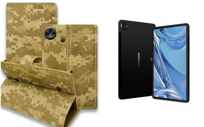 Книга-трансформер Armor для планшета DOOGEE T20 Ultra, цвет Pixel