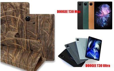 Книга-трансформер Armor для планшета DOOGEE T30 Max, T30 Ultra, цвет Kamysh