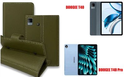 Книга-трансформер Armor для планшета DOOGEE T40, DOOGEE T40 Pro, цвет Olive