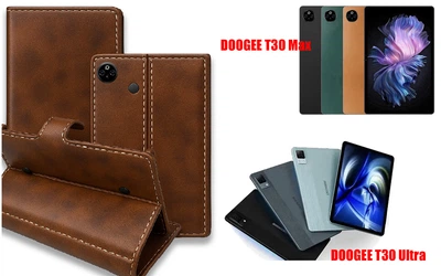 Книга-трансформер Armor для планшета DOOGEE T30 Max, T30 Ultra, цвет Yantar