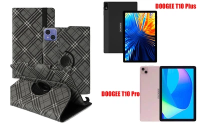 Чехол Spinner360 для планшета DOOGEE T10 Plus, цвет Kletochka