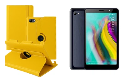 Чехол Spinner360 для планшета Tecno Tab 7 P704a, цвет Yellow
