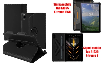 Чехол Spinner360 для планшета Sigma mobile Tab A102, цвет Black